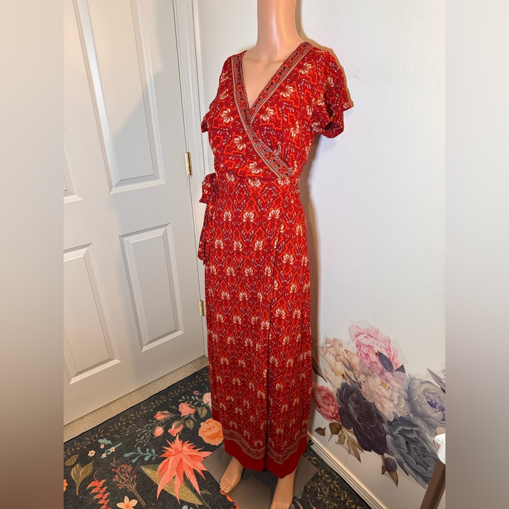 New Boho Chic Summer Wrap Long Dress dress maxi vacation sexy - Picture 7 of 11